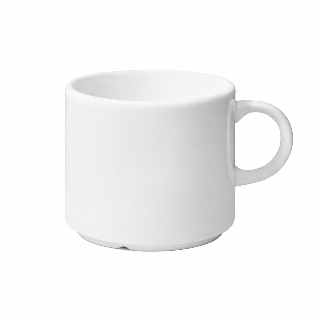 Kaffemugg vit rymmer 20cl